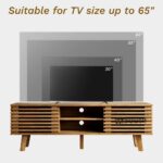 Wooden TV Stand with Sturdy Construction and Elegant Everyday Design - Image 5