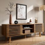 Wooden TV Stand with Sturdy Construction and Elegant Everyday Design - Image 6