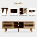 Wooden TV Stand with Sturdy Construction and Elegant Everyday Design - Image 2