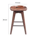 Solid Wood Counter Stool for Comfortable Seating - Image 4
