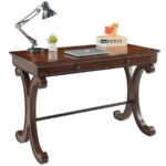 Study Table with Dual Drawers – Classic Home Office Writing Desk - Image 2