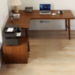 L-Shaped Study Table – Modern Home Office Work Desk - Image 3