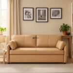 Convertible Pull-Out Sofa Bed with Premium Upholstery - Image 2