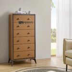 6 Drawer Storage Dresser with Heavy-Duty Steel Frame - Image 2