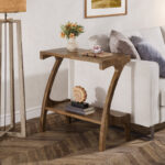 Solid Wood End Table for Sofa Side Placement and Home Living Corners