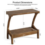 Solid Wood End Table for Sofa Side Placement and Home Living Corners - Image 6