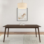 Solid Wood Mid-Century Modern Dining Table for Stylish Homes - Image 4