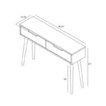 Mid-Century Solid Wood Console with Smart Storage for Indian Interiors - Image 5