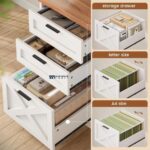 L-Shaped Study Table with Drawers & Shelves - Image 3