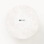 Large Round Coffee Table with Premium Cream White Finish - Image 3