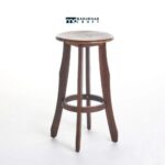 Solid Wood Bar Stools for Kitchen Counters and Home Bar Spaces - Image 4