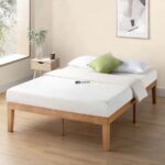 Minimal Solid Wood Platform Bed (Natural Finish)