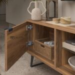 Solid Wood TV Stand with Strong Construction and Timeless Indian Design - Image 4