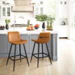 Solid Sheesham Wood Counter Stool Set of 2 - Image 4