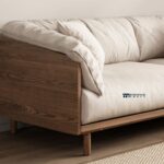 Solid Wood Living Room Sofa with Comfortable Seating - Image 2