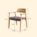 Solid Wood Lounge Armchair with Casual Styling and Comfortable Everyday Seating - Image 3