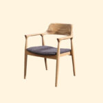 Solid Wood Lounge Armchair with Casual Styling and Comfortable Everyday Seating - Image 5