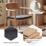 Solid Wood Lounge Armchair with Casual Styling and Comfortable Everyday Seating - Image 4