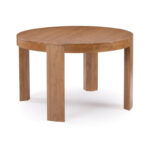 Handcrafted Solid Wood Round Dining Table - Image 7