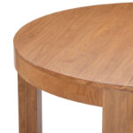 Handcrafted Solid Wood Round Dining Table - Image 5
