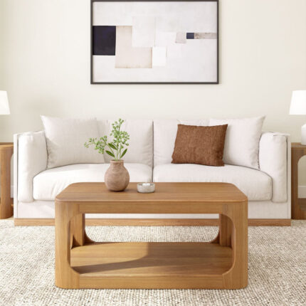 Solid Wooden Coffee Table for Indian Living Rooms