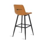 Solid Sheesham Wood Counter Stool Set of 2 - Image 3