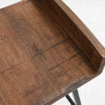 Premium Solid Wood Bar Stools for Kitchen Counters & Dining Spaces (Set of 2) - Image 3