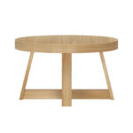 Solid Wood Round Coffee Table for Indian Living Spaces - Image 5