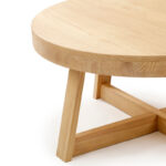 Solid Wood Round Coffee Table for Indian Living Spaces - Image 4