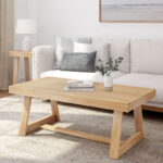 Solid Wooden Square Classic Coffee Table - Image 5