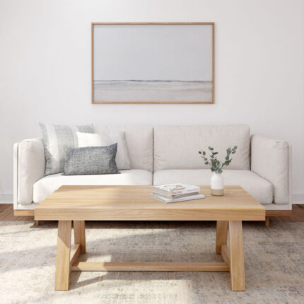 Solid Wooden Square Classic Coffee Table