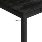 Modern Solid Wood Study Table / Writing Desk – Black Finish Home & Office Desk - Image 3