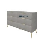 Wooden Chest with 6 Spacious Drawers for Bedroom, Living Room - Image 4