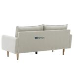 Upholstered Mid-Century Modern Sofa with Timeless Design for Indian Homes - Image 3
