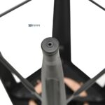 Metal & Solid Wood Bar Stool with Backrest for Kitchen Counter & Bar – Grey & Natural Finish - Image 3