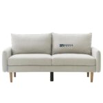 Upholstered Mid-Century Modern Sofa with Timeless Design for Indian Homes - Image 2