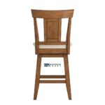 Swivel Upholstered Bar Stool for Kitchen Counter & Home Bar - Image 4
