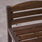 Solid Sheesham Wood Bar and Counter Stool Set of 2 - Image 6