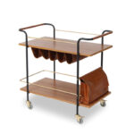 Wood Bar Cart with Standard Layout - Image 4