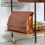 Wood Bar Cart with Standard Layout - Image 7