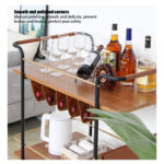 Wood Bar Cart with Standard Layout - Image 6