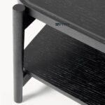 Wooden Black Coffee Table - Image 5