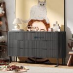 7 Drawer Double Dresser with Wide Design for Indian Bedrooms