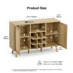 Counter Stool Set of 2 for Kitchen Counter and Breakfast Seating - Image 4