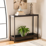 Premium Solid Wood Console Table for Living Room, Hallway and Entrance Décor