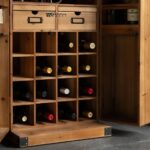 Tall Wine and Coffee Bar Cabinet with Built-In Wine Bottle and Glass Storage - Image 6