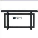 Extra Long Console Table with Wooden Top for Modern Entryway Spaces - Image 4