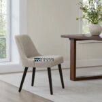 Solid Wood Upholstered Side Chairs for Dining with Comfortable Cushion Seating – Set of Two - Image 9