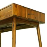 Solid Wood Writing Desk with 2 Drawers – Modern Home Study & Office Table - Image 5