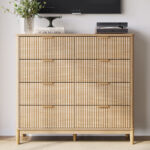 Solid Sheesham Wood Large Chest with 8 Drawers – Spacious Bedroom Storage Unit - Image 3